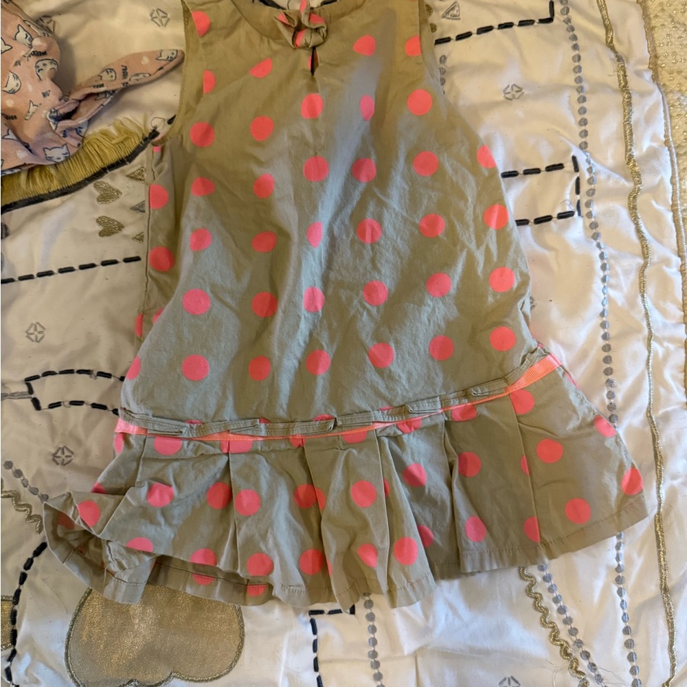 Playful Polka Dot Ruffle Dress